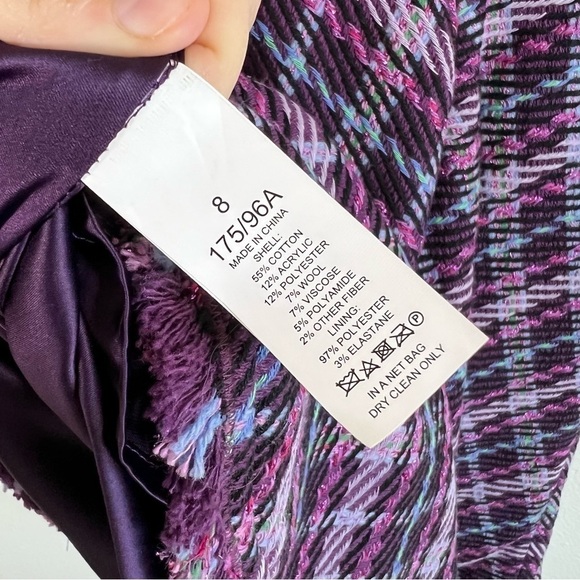 KATE SPADE Plaid Tweed Fit & Flare Dress 8 - Picture 8 of 8